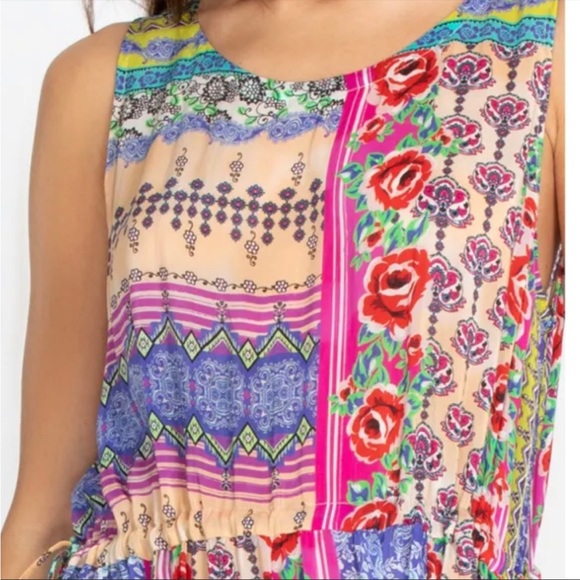 🆕 NWT Johnny Was | Franco Zeline Boho Patchwork Inspired Dress - Picture 6 of 6